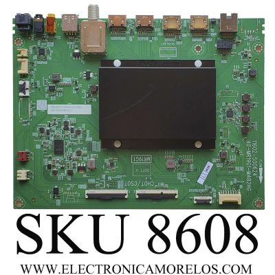 MAN PARA SMART TV TCL QLED UHD HDR / NUMERO DE PARTE 30801-000498 / 40-MR19G1-MAB2HG / 60800-000541 / GTC012340I*T / 11602-500624 / DISPLAY ST7461D03-2 / MODELO 75S555